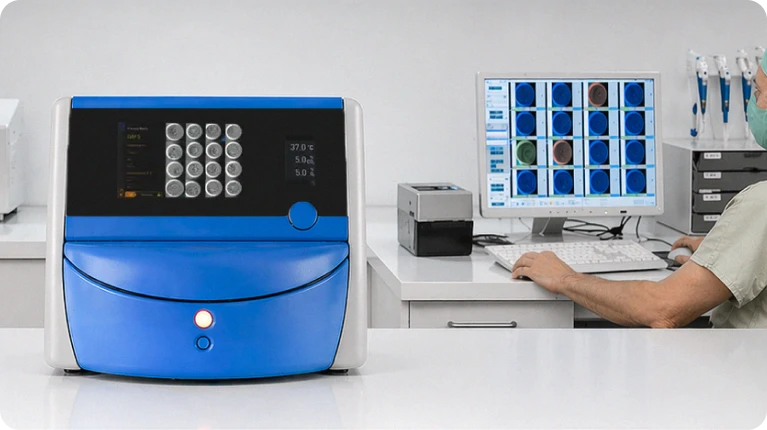 Embryoscope em uso